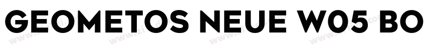 Geometos Neue W05 Bo字体转换